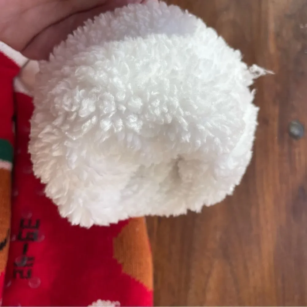 Women’s Fleece Lined Fuzzy Christmas Gripper Socks NWOT